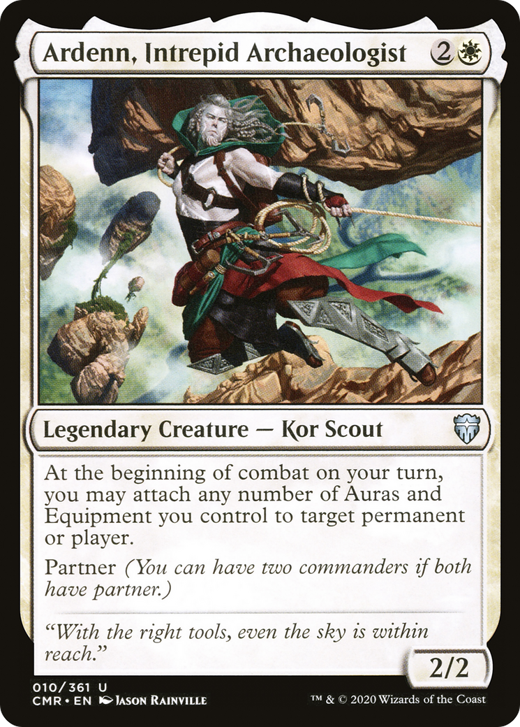 MAGIC: THE GATHERING  - Ardenn, Intrepid Archaeologist (CMR-010) - Commander Legends Foil