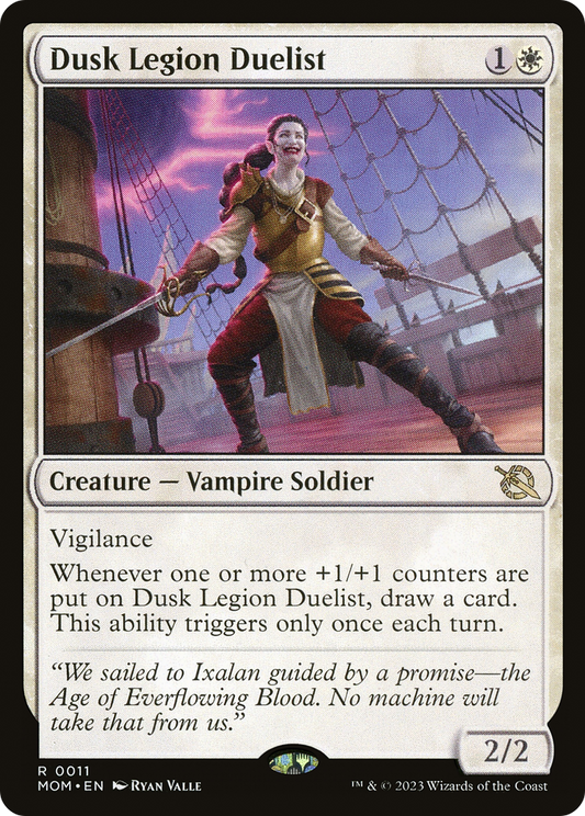 MAGIC: THE GATHERING  - Dusk Legion Duelist (MOM-011) - March of the Machine