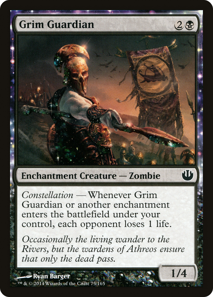 MAGIC: THE GATHERING  - Grim Guardian (JOU-073) - Journey into Nyx: (enchantment)