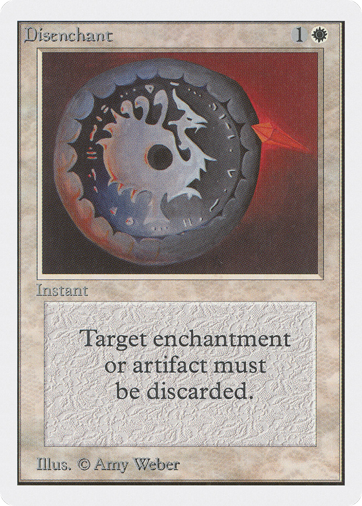 MAGIC: THE GATHERING  - Disenchant (2ED-019) - Unlimited Edition