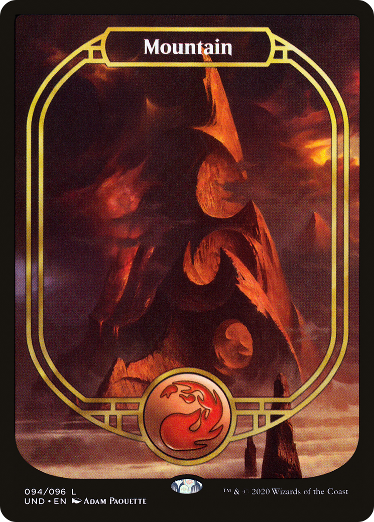 MAGIC: THE GATHERING  - Mountain (Full Art) (UND-094) - Unsanctioned