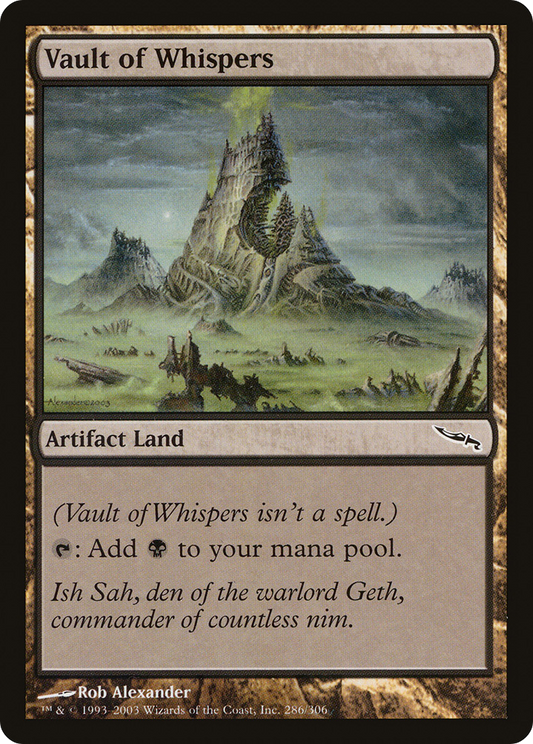MAGIC: THE GATHERING  - Vault of Whispers (MRD-286) - Mirrodin