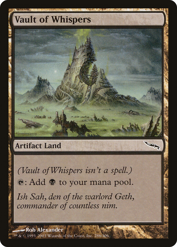 MAGIC: THE GATHERING  - Vault of Whispers (MRD-286) - Mirrodin Foil