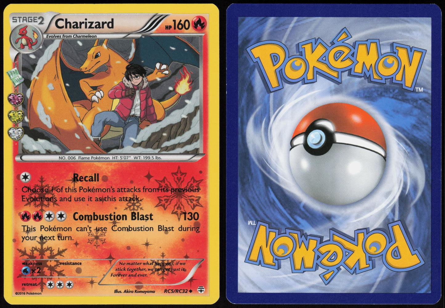 CHARIZARD RC5/RC32 GENERATIONS POKEMON UNCOMMON HOLO LP