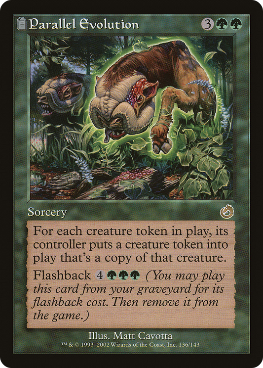 MAGIC: THE GATHERING  - Parallel Evolution (TOR-136) - Torment: (tombstone)