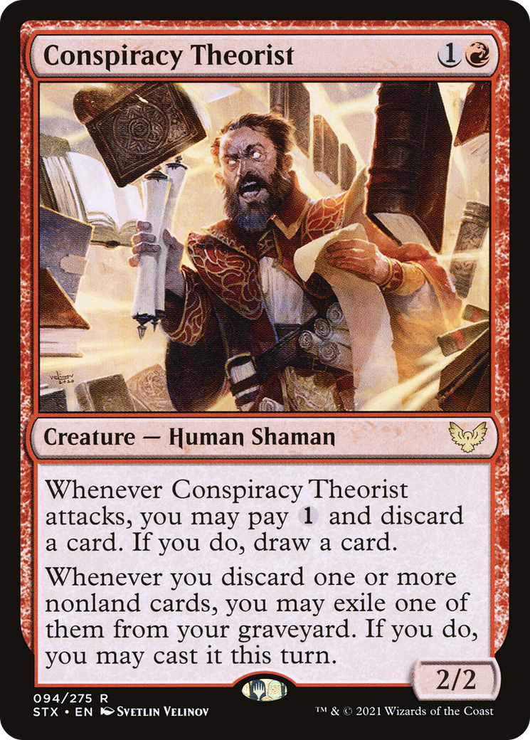 MAGIC: THE GATHERING  - Conspiracy Theorist (STX-094) - Strixhaven: School of Mages Foil