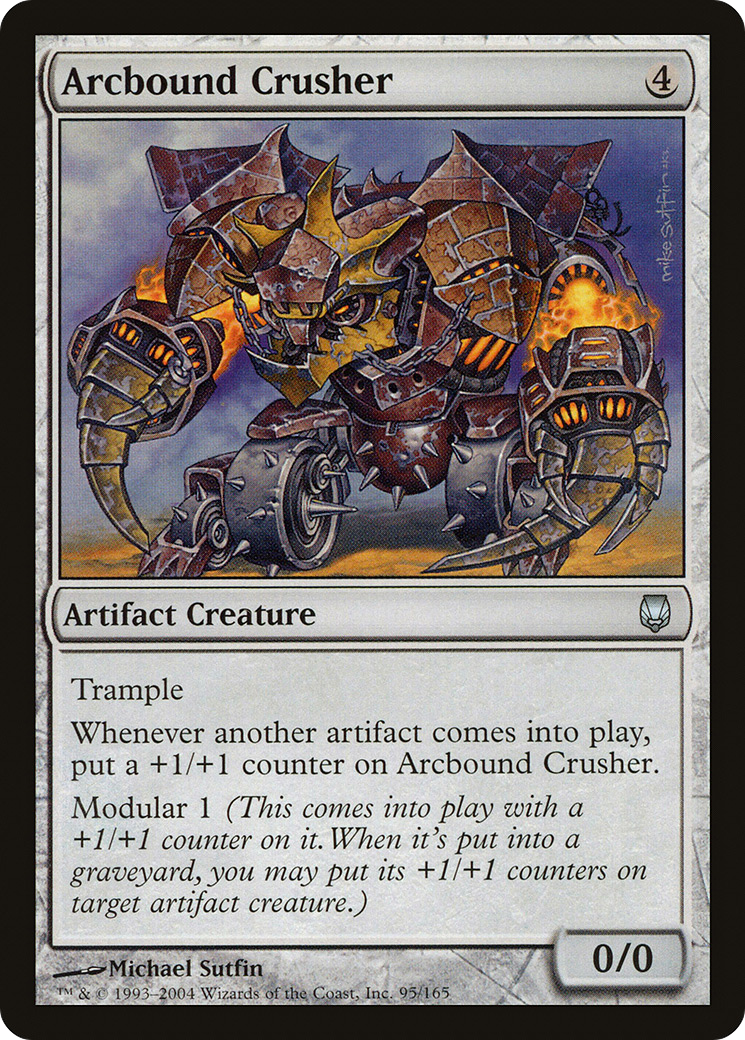 MAGIC: THE GATHERING  - Arcbound Crusher (DST-095) - Darksteel