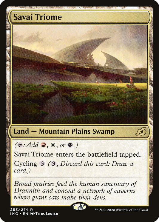 MAGIC: THE GATHERING  - Savai Triome (IKO-253) - Ikoria: Lair of Behemoths Foil