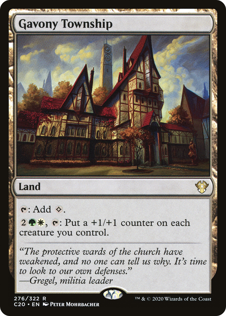 MAGIC: THE GATHERING  - Gavony Township (C20-276) - Commander 2020