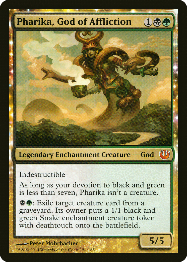MAGIC: THE GATHERING  - Pharika, God of Affliction (JOU-154) - Journey into Nyx: (enchantment)
