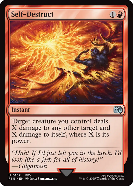 MAGIC: THE GATHERING  - Self-Destruct (FIN-157) - FINAL FANTASY Foil