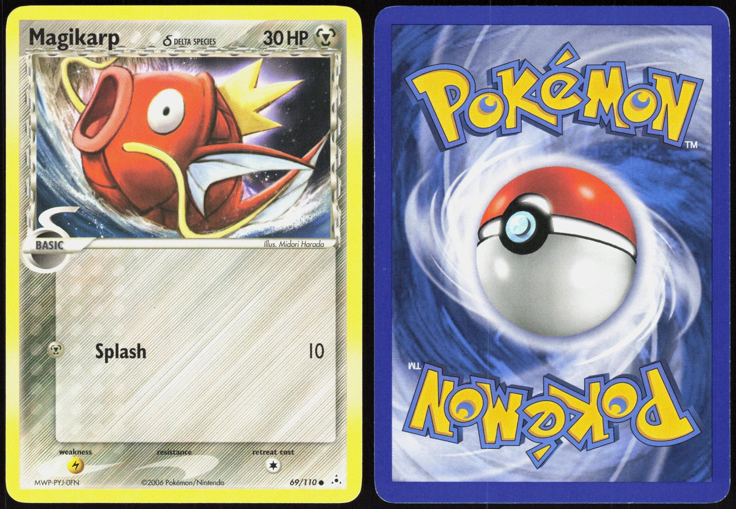 MAGIKARP Δ 69/110 HOLON PHANTOMS POKEMON COMMON LP