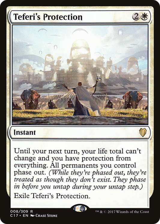 MAGIC: THE GATHERING  - Teferi's Protection (C17-008) - Commander 2017