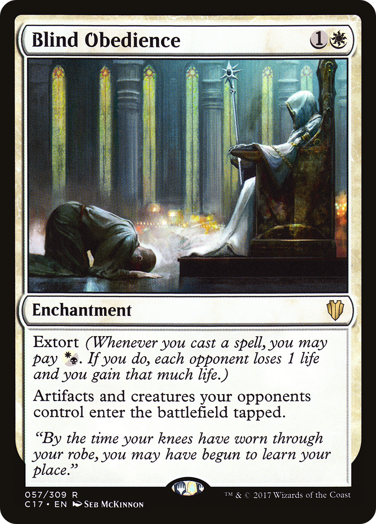 MAGIC: THE GATHERING  - Blind Obedience (C17-057) - Commander 2017