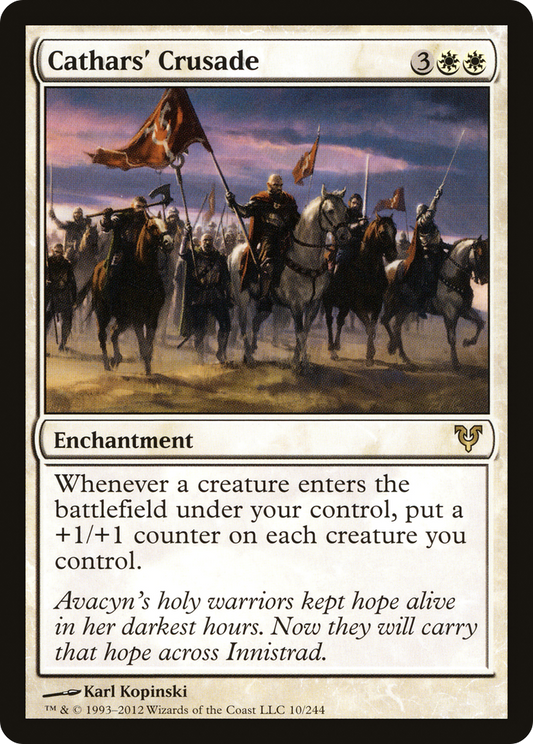 MAGIC: THE GATHERING  - Cathars' Crusade (AVR-010) - Avacyn Restored Foil