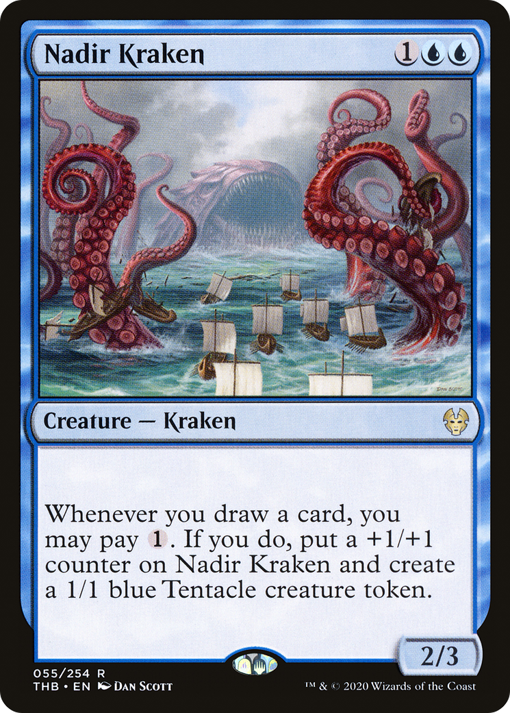 MAGIC: THE GATHERING  - Nadir Kraken (THB-055) - Theros Beyond Death