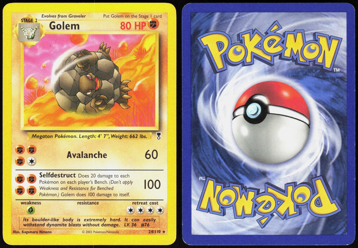 GOLEM 24/110 LEGENDARY COLLECTION POKEMON RARE LP