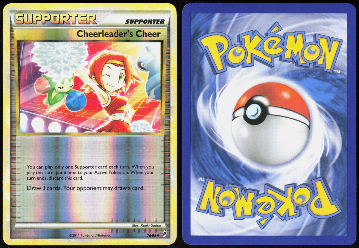 CHEERLEADER'S CHEER 76/95 CALL OF LEGENDS POKEMON UNCOMMON REVERSE HOLO LP