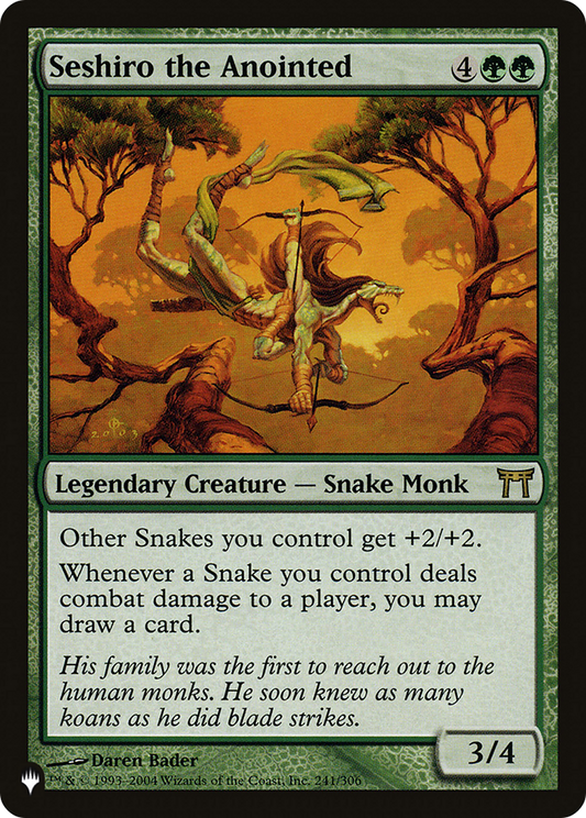 MAGIC: THE GATHERING  - Seshiro the Anointed (LIST-CHK-241) - The List