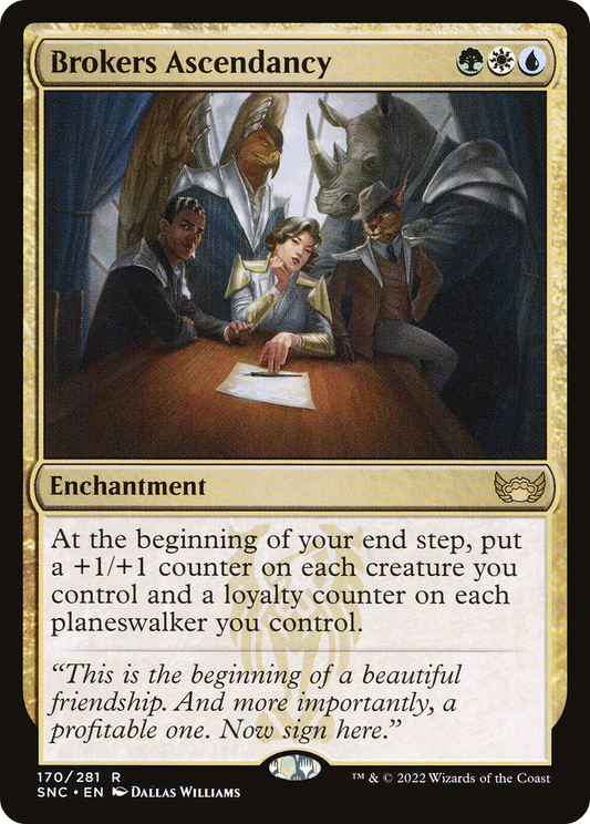 MAGIC: THE GATHERING  - Brokers Ascendancy (SNC-170) - Streets of New Capenna