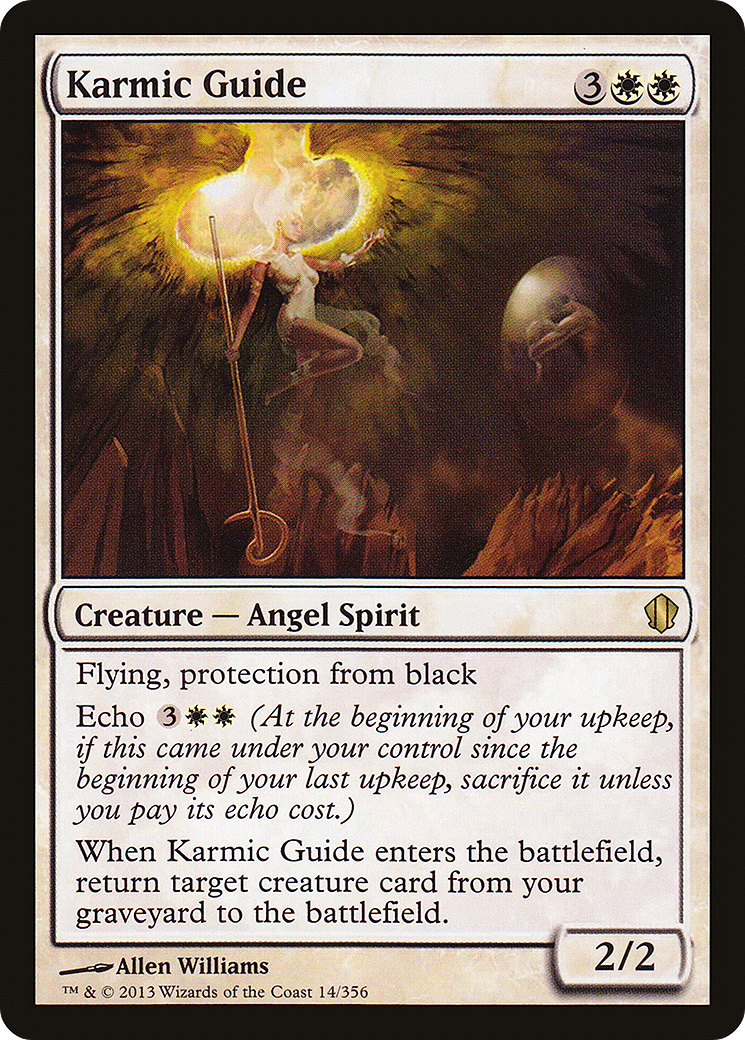 MAGIC: THE GATHERING  - Karmic Guide (C13-014) - Commander 2013