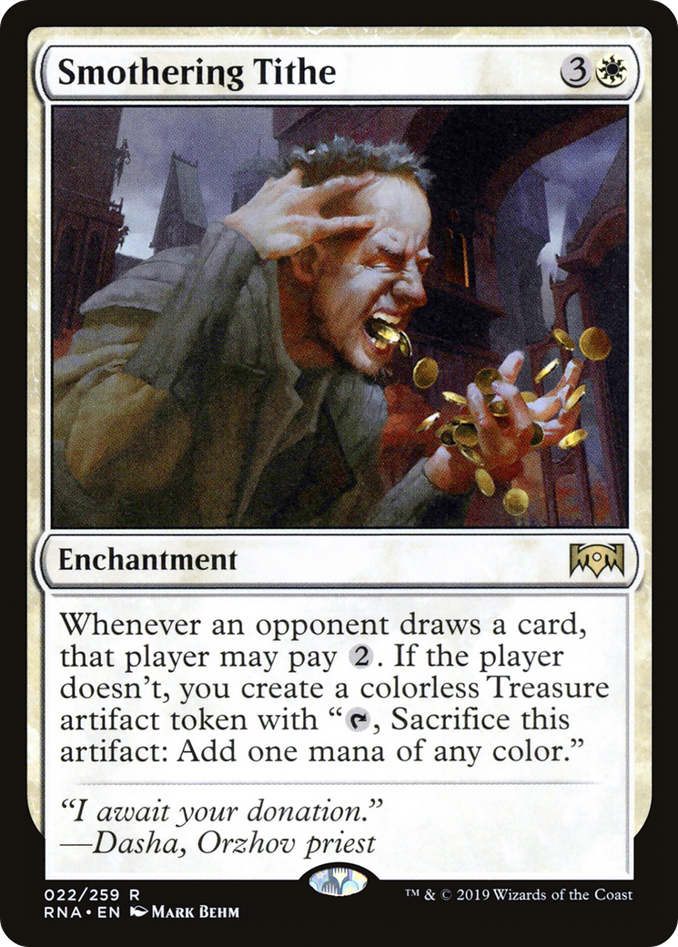 MAGIC: THE GATHERING  - Smothering Tithe (RNA-022) - Ravnica Allegiance