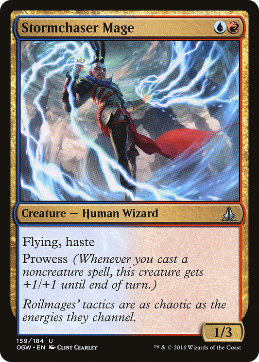 MAGIC: THE GATHERING  - Stormchaser Mage (OGW-159) - Oath of the Gatewatch