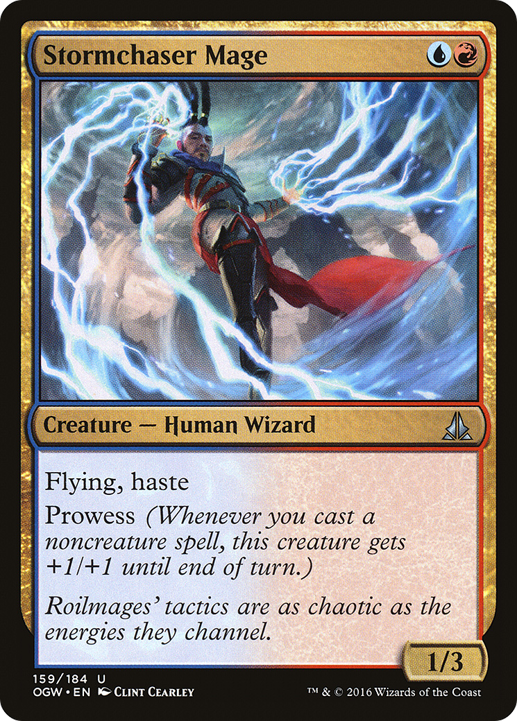 MAGIC: THE GATHERING  - Stormchaser Mage (OGW-159) - Oath of the Gatewatch Foil