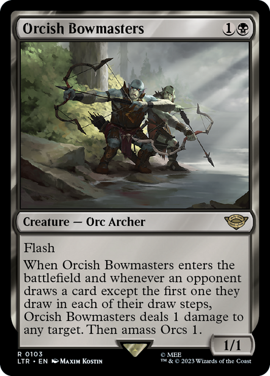 MAGIC: THE GATHERING  - Orcish Bowmasters (LTR-103) - The Lord of the Rings: Tales of Middle-earth