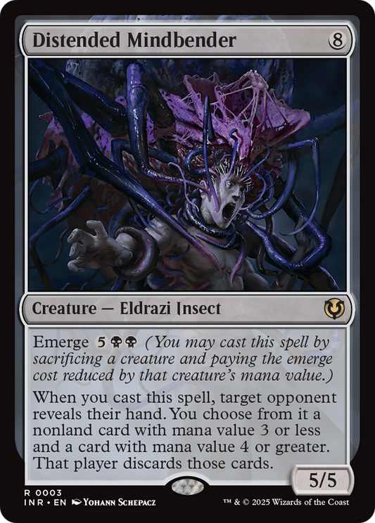 MAGIC: THE GATHERING  - Distended Mindbender (INR-003) - Innistrad Remastered Foil