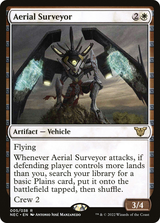 MAGIC: THE GATHERING  - Aerial Surveyor (NEC-005) - Neon Dynasty Commander