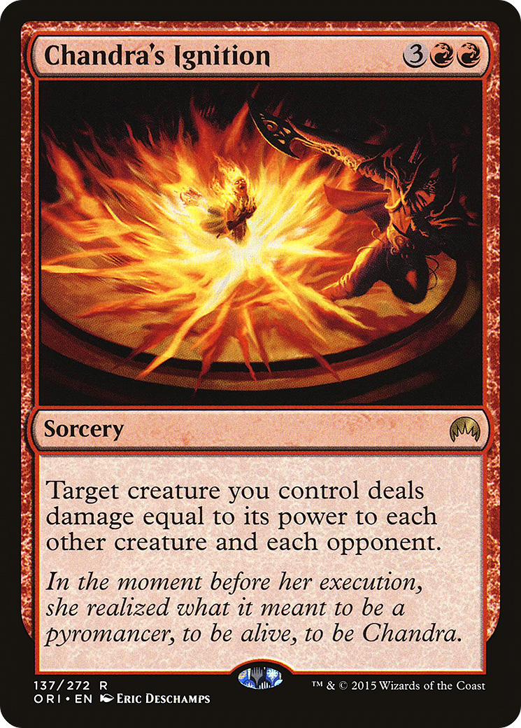 MAGIC: THE GATHERING  - Chandra's Ignition (ORI-137) - Magic Origins