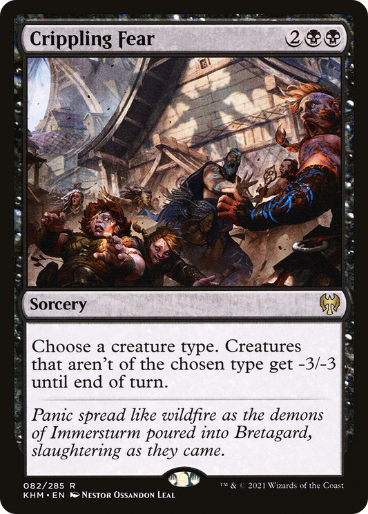 MAGIC: THE GATHERING  - Crippling Fear (KHM-082) - Kaldheim