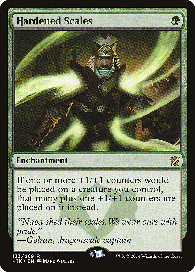 MAGIC: THE GATHERING  - Hardened Scales (KTK-133) - Khans of Tarkir Foil