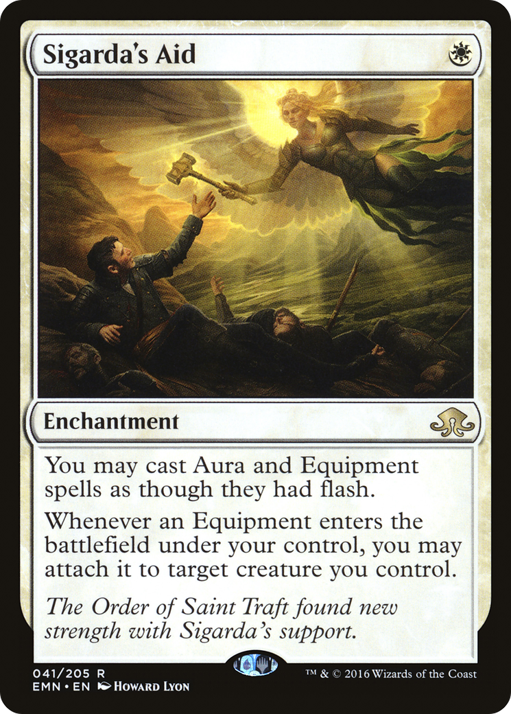 MAGIC: THE GATHERING  - Sigarda's Aid (EMN-041) - Eldritch Moon