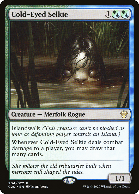 MAGIC: THE GATHERING  - Cold-Eyed Selkie (C20-204) - Commander 2020