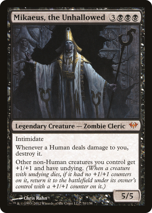 MAGIC: THE GATHERING  - Mikaeus, the Unhallowed (DKA-070) - Dark Ascension Foil