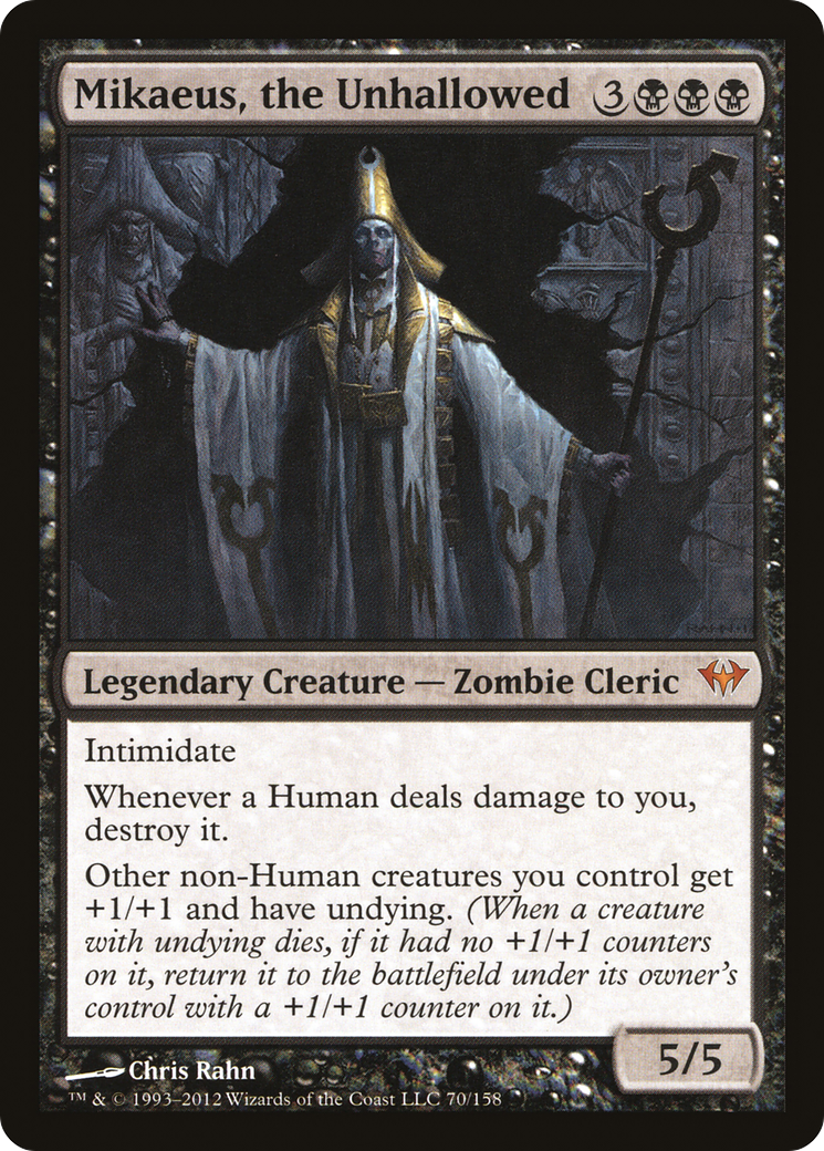 MAGIC: THE GATHERING  - Mikaeus, the Unhallowed (DKA-070) - Dark Ascension