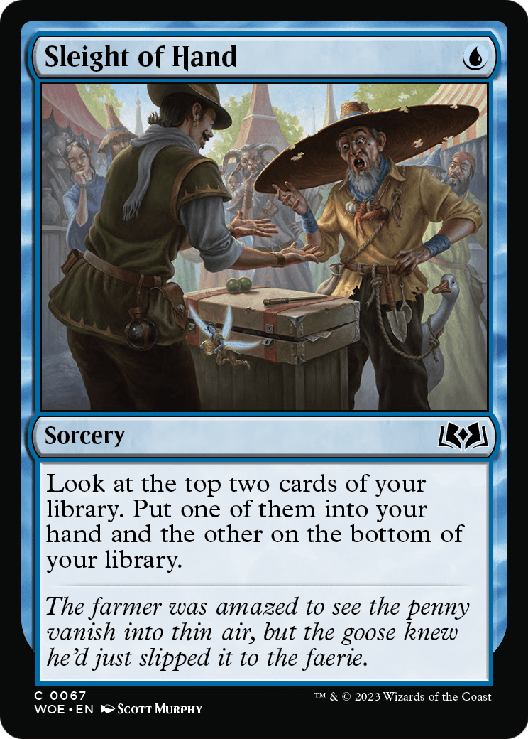 MAGIC: THE GATHERING  - Sleight of Hand (WOE-067) - Wilds of Eldraine Foil