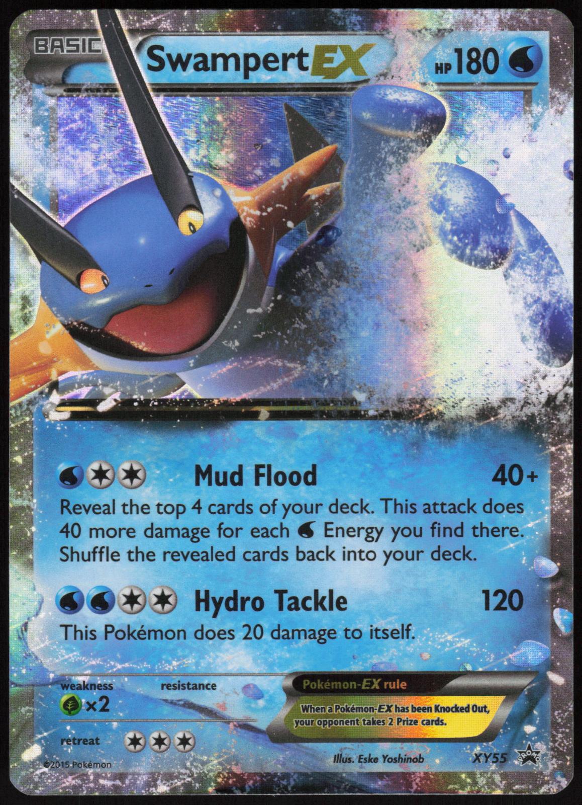 SWAMPERT EX XY55 XY PROMO POKEMON PROMO HOLO LP