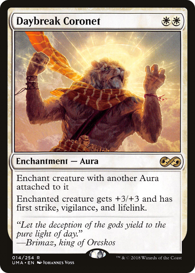 MAGIC: THE GATHERING  - Daybreak Coronet (UMA-014) - Ultimate Masters Foil