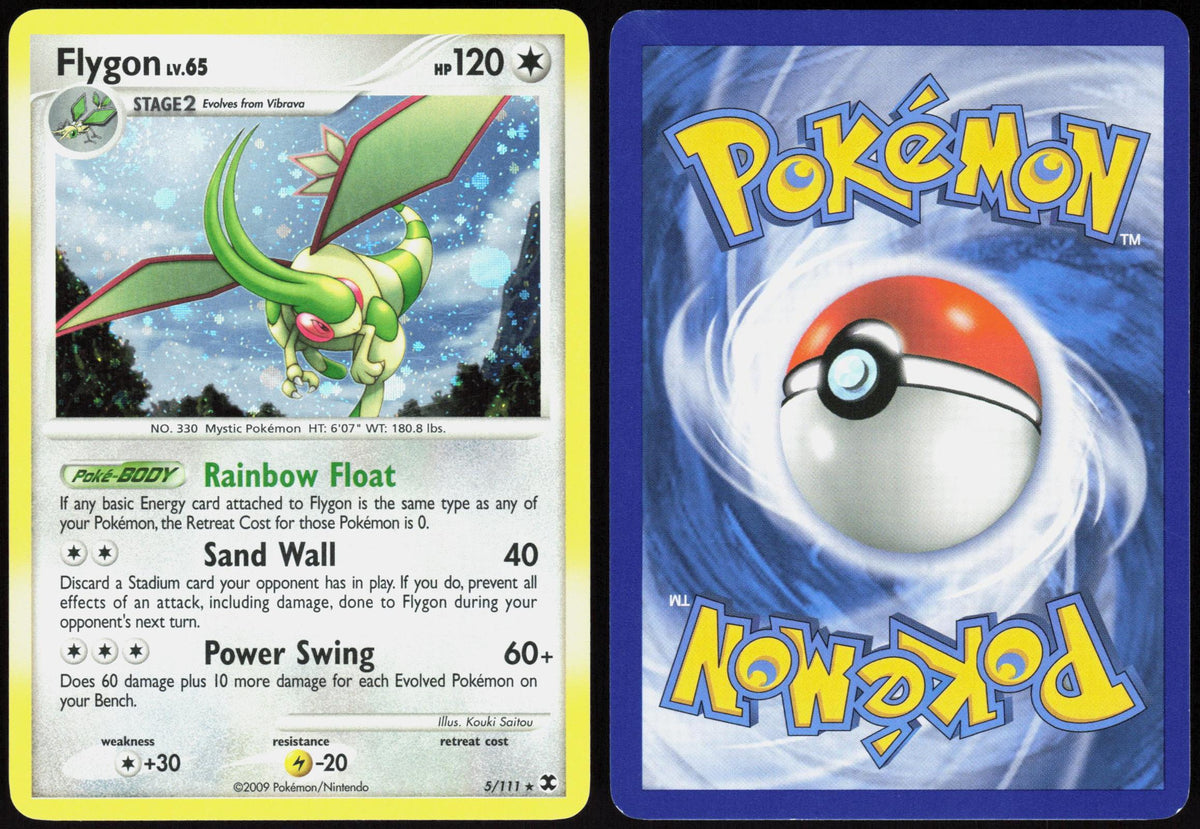 FLYGON 5/111 RISING RIVALS POKEMON RARE HOLO LP