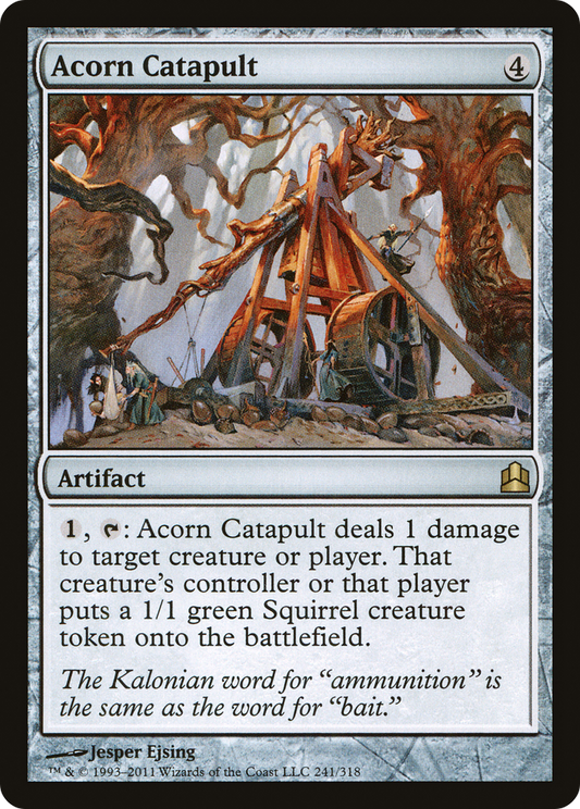 MAGIC: THE GATHERING  - Acorn Catapult (CMD-241) - Commander 2011
