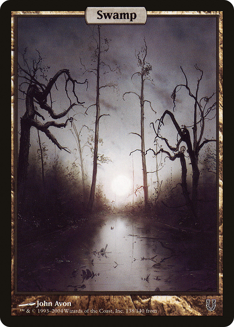 MAGIC: THE GATHERING  - Swamp - Full Art (UNH-138) - Unhinged Foil