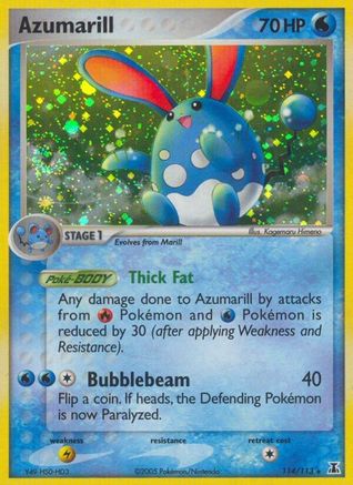 POKEMON TCG - Azumarill 114 Delta Species - Secret Rare