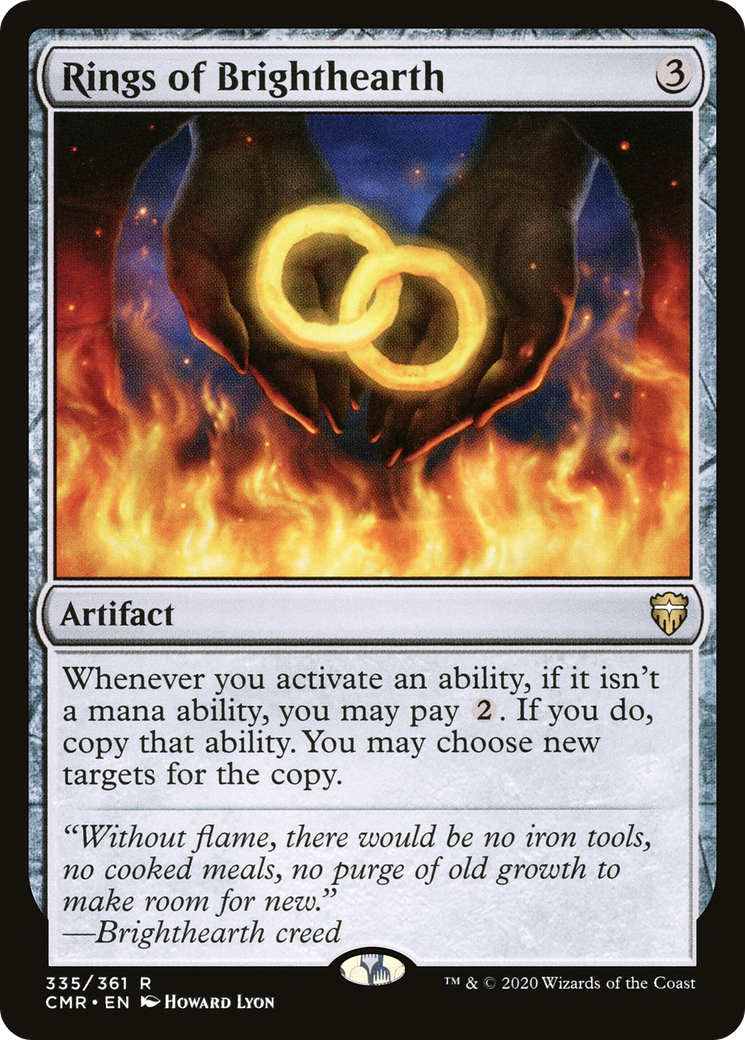 MAGIC: THE GATHERING  - Rings of Brighthearth (CMR-335) - Commander Legends
