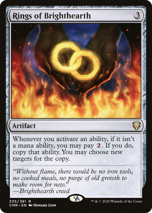 MAGIC: THE GATHERING  - Rings of Brighthearth (CMR-335) - Commander Legends