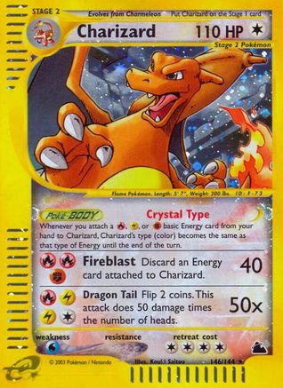 POKEMON TCG - Charizard 146 Skyridge - Secret Rare