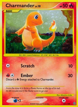 POKEMON TCG - Charmander 101 Stormfront - Secret Rare