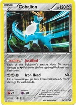 POKEMON TCG - Cobalion - BW72 Black and White Promos - Promo